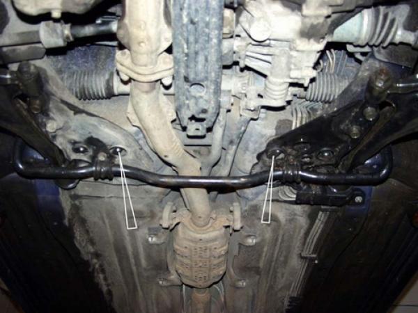 Unterfahrschutz Nissan Primera (langer Radstand), Typ W10, Motor 2.0D ab Baujahr 07.1990 - 03.1998