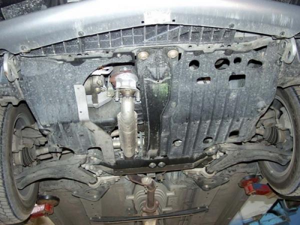 Unterfahrschutz Nissan Primera, Typ P12, Motor 1.6/1.8/2.0/1.9D/2.2D ab Baujahr 01.2002 -