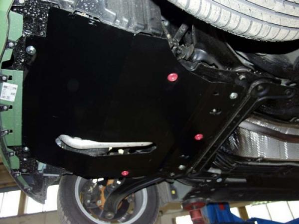 Unterfahrschutz Nissan Micra III, Typ K12, Motor 1.0/1.2/1.4/1.5d ab Baujahr 01.2003 - 06.2010