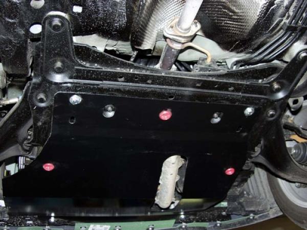 Unterfahrschutz Nissan Micra III, Typ K12, Motor 1.0/1.2/1.4/1.5d ab Baujahr 01.2003 - 06.2010