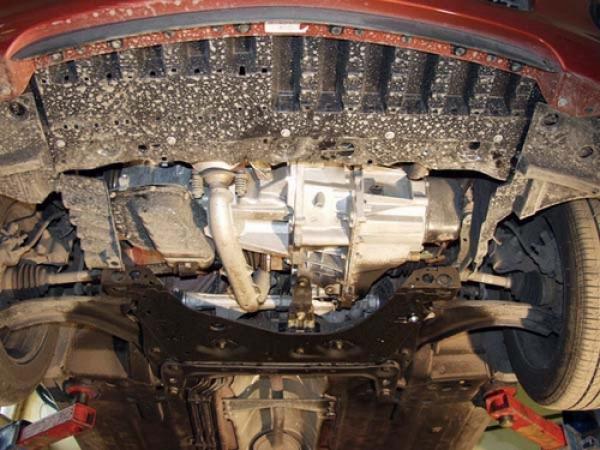 Unterfahrschutz Nissan Note, Typ E11, Motor 1.4 ab Baujahr 03.2006 - 05.2013