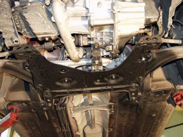 Unterfahrschutz Nissan Note, Typ E11, Motor 1.4 ab Baujahr 03.2006 - 05.2013