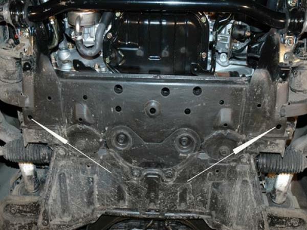 Unterfahrschutz Infiniti Q70, Motor 3.5 ab Baujahr 03.2013 -