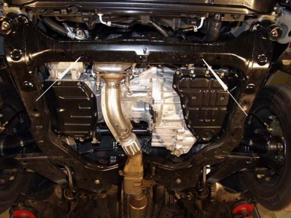 Unterfahrschutz Nissan Teana, Typ J31, Motor 2.0/3.5 ab Baujahr 2003 - 2008