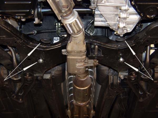 Unterfahrschutz Nissan Teana, Typ J31, Motor 2.0/3.5 ab Baujahr 2003 - 2008