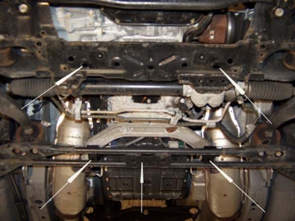 Unterfahrschutz Infiniti FX35, Typ , Motor 3.5 ab Baujahr 2006 -