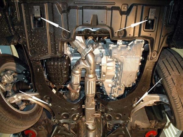 Unterfahrschutz Nissan Teana, Typ J32, Motor 2.5 4WD ab Baujahr 2010 - 2014