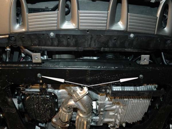 Unterfahrschutz Nissan Murano II, Typ Z51, Motor 3.5 (4WD) ab Baujahr 10.2008 - 09.2010