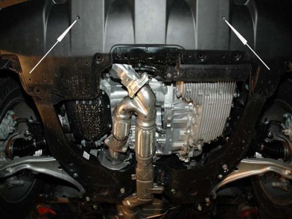 Unterfahrschutz Nissan Murano II, Typ Z51, Motor 3.5 (4WD) ab Baujahr 10.2008 - 09.2010