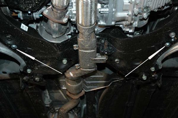 Unterfahrschutz Nissan Murano II, Typ Z51, Motor 3.5 (4WD) ab Baujahr 09.2010 - 09.2014