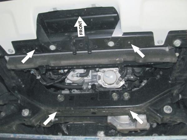 Unterfahrschutz Nissan Patrol GR, Typ Y62, Motor 5.6 ab Baujahr 2010 -