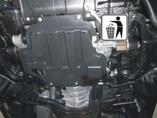 Unterfahrschutz Nissan NP300 Navara, Typ D23, Motor 2.3 dCi 4x4 ab Baujahr 07.2014 -