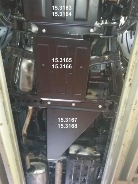 Unterfahrschutz Nissan NP300 Navara, Typ D23, Motor 2.3 dCi 4x4 ab Baujahr 07.2014 - 2018