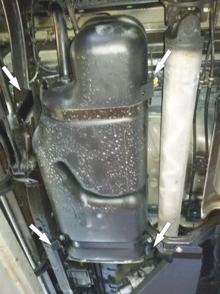 Unterfahrschutz Nissan NP300 Navara Doppelkabine, Typ D23, Motor 2.3 dCi 4x4 ab Baujahr 07.2014 - 2018