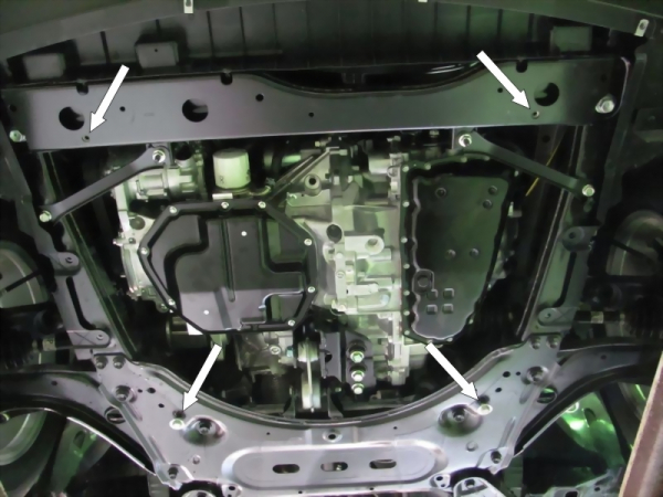 Unterfahrschutz Nissan Qashqai II, Typ J11, Motor alle ab Baujahr 11.2013 -