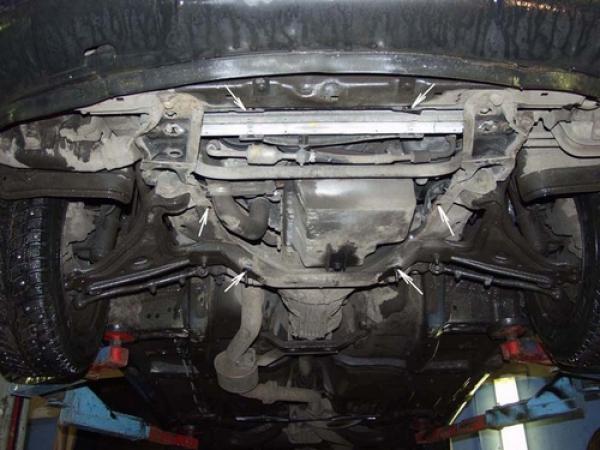 Unterfahrschutz Opel Omega B, Typ B, Motor alle ab Baujahr 03.1994 - 07.2003