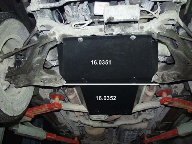 Unterfahrschutz Opel Frontera B, Typ 6B, Motor alle ab Baujahr 10.1998 - 07.2004