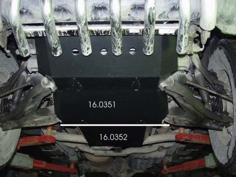 Unterfahrschutz Opel Frontera B, Typ 6B, Motor 3.2 V6 AT ab Baujahr 10.1998 - 07.2004
