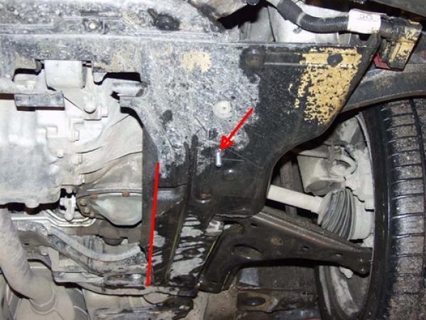 Unterfahrschutz Opel Astra G, Typ T98, Motor alle ab Baujahr 02.1998 - 12.2009