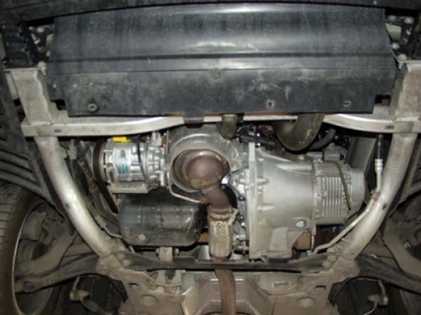 Unterfahrschutz Peugeot 407, Typ 6*, Motor 1.6/1.8/2.0/2.0 HDI ab Baujahr 05.2004 - 2006