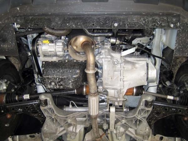 Unterfahrschutz Peugeot Bipper, Typ 225L, Motor 1.4 TD ab Baujahr 02.2008 -