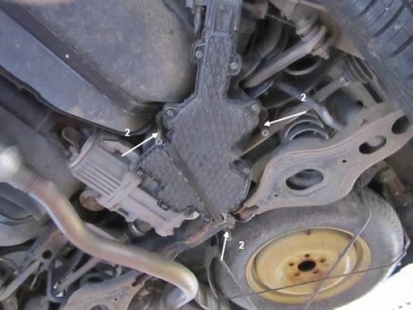Unterfahrschutz Peugeot 4007, Typ V*, Motor 2.2 HDI ab Baujahr 02.2007 -