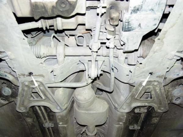 Unterfahrschutz Renault Kangoo, Typ KC/FC, Motor 1.5 dCi/1.8 D ab Baujahr 04.2003 - 09.2005