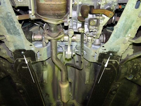 Unterfahrschutz Renault Clio Symbol I, Typ B, Motor 1.4 ab Baujahr 2002 -