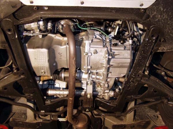 Unterfahrschutz Dacia Sandero, Typ , Motor alle ab Baujahr 06.2008 - 09.2012