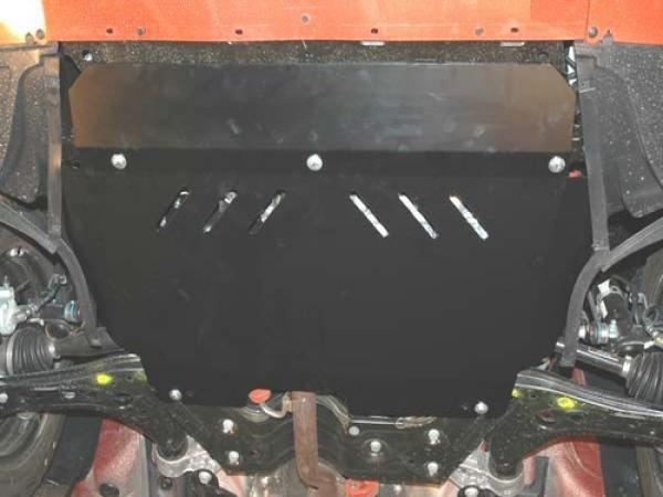 Unterfahrschutz Skoda Fabia I, Typ 6Y (nur für Fahrzeuge mit werkseitiger Quertraverse), Motor 1.4 V8/1.9 SDI (60 PS/68 PS) ab Baujahr 08.1999 - 03.2008