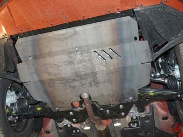 Unterfahrschutz Skoda Fabia I, Typ 6Y (nur für Fahrzeuge mit werkseitiger Quertraverse), Motor 1.2 V12 ab Baujahr 08.1999 - 03.2008