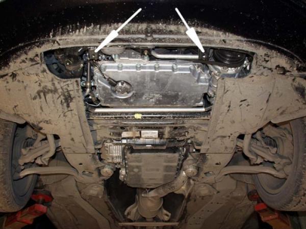 Unterfahrschutz Skoda Superb, Typ 3U, Motor alle ab Baujahr 12.2001 - 03.2008