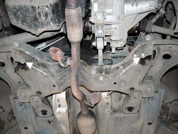 Unterfahrschutz Skoda Roomster (gebaut in der Ukraine), Typ 5J, Motor 1.2/1.4 ab Baujahr 03.2006 -