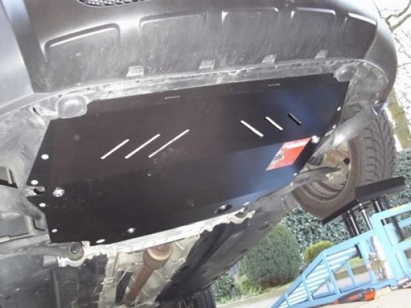 Unterfahrschutz Skoda Yeti 2WD+4WD, Typ 5L, Motor alle ab Baujahr 05.2009 - (auch für Standheizung/nur Alu-Vorderachsträger)
