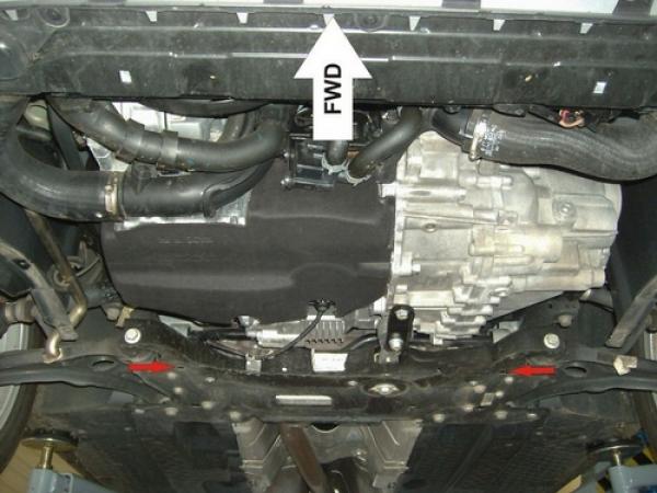 Unterfahrschutz Skoda Superb, Typ 3T, Motor 1.8/2.0/2.0 TD ab Baujahr 03.2008 - 2019 (ohne Standheizung)
