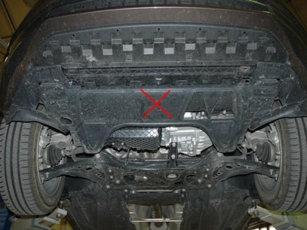 Unterfahrschutz Skoda Octavia III, Typ 5E, Motor 1.8 TSI ab Baujahr 11.2012 -