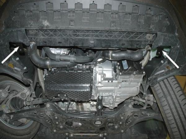 Unterfahrschutz Skoda Octavia III, Typ 5E, Motor 1.8 TSI ab Baujahr 11.2012 -