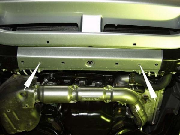 Unterfahrschutz Subaru Impreza, Typ GC/GFC, Motor 1.6 (4x4)/1.8 (4x4)/2.0i Turbo G/2.0i (4x4)/2.5 ab Baujahr 12.1995 - 12.2000