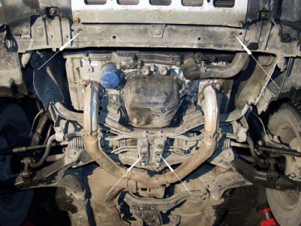 Unterfahrschutz Subaru Forester, Typ SF, Motor 2.0 ab Baujahr 08.1997 - 09.2002