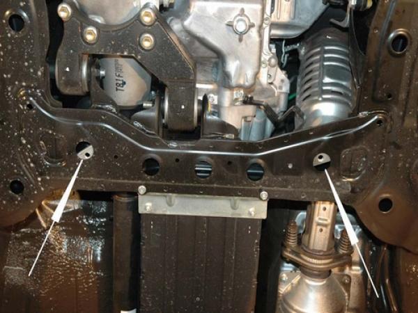 Unterfahrschutz Suzuki Grand Vitara II (Kompatibel mit Frontbügel), Typ JT, Motor alle ab Baujahr 04.2005 -