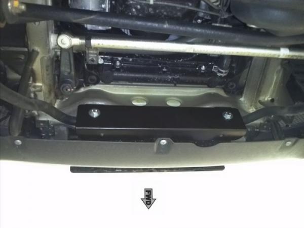 Unterfahrschutz Suzuki Jimny, Typ FJ, Motor 1.3 (4WD)/1.5 D ab Baujahr 2003 - (nicht mit Lenkungsdämpfer und EU-Personenschutzbügel montierbar)