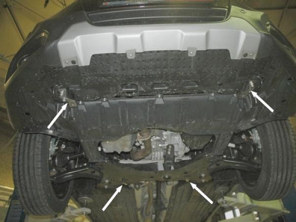 Unterfahrschutz Suzuki SX4 S-Cross, Typ JY, Motor alle ab Baujahr 08.2013 -