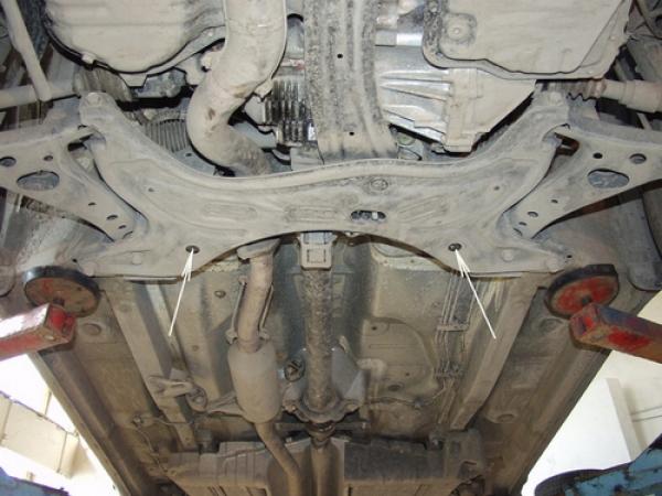 Unterfahrschutz Toyota RAV4 II, Typ A2, Motor 1.8/2.0 ab Baujahr 06.2000 - 11.2005