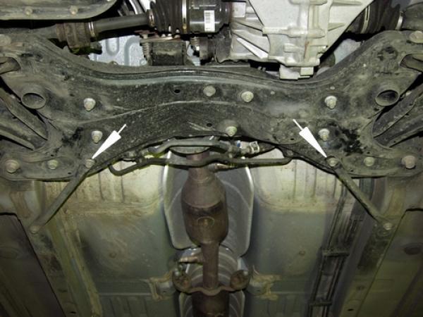 Unterfahrschutz Toyota Yaris/Echo/Verso, Typ CP10/P1/P2, Motor alle ab Baujahr 01.1999 - 09.2005