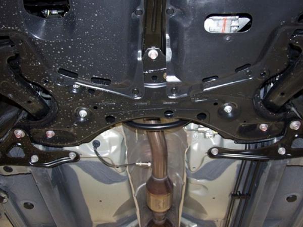 Unterfahrschutz Toyota Corolla Verso, Typ ZDE12/CDE12/ZER/ZZE12/R1, Motor 1.6/1.8 ab Baujahr 09.2001 - 04.2009