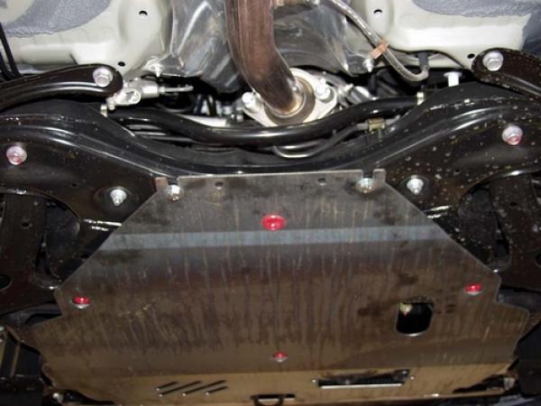 Unterfahrschutz Toyota Corolla Verso, Typ ZDE12/CDE12/ZER/ZZE12/R1, Motor 1.6/1.8 ab Baujahr 09.2001 - 04.2009