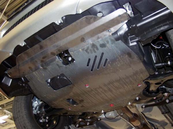 Unterfahrschutz Toyota Corolla Verso, Typ ZDE12/CDE12/ZER/ZZE12/R1, Motor 1.6/1.8 ab Baujahr 09.2001 - 04.2009