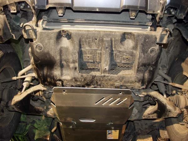 Unterfahrschutz Toyota Land Cruiser 120/Prado (Montage über Serienabdeckung), Typ J12, Motor 3.0 TD ab Baujahr 09.2002 - 07.2009
