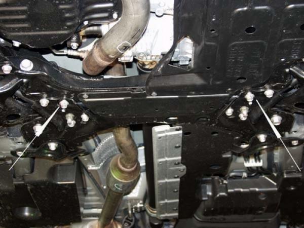 Unterfahrschutz Toyota RAV4 III, Typ A3, Motor 2.0/2.2 D ab Baujahr 11.2005 - 04.2010