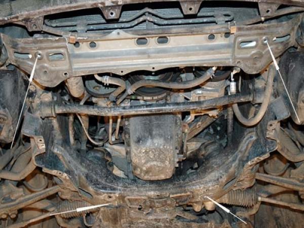 Unterfahrschutz Lexus IS 200 I, Typ JCE1/GXE1, Motor 2.0 ab Baujahr 04.1999 - 07.2005